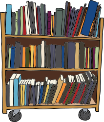 Library cart by Steve Lambert